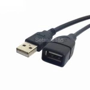 image of 0.6m Grey USB 2.0 A Extension Cable