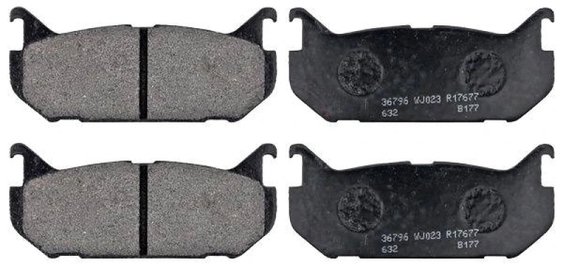 Image of A.B.S. 36796 Brake pad set without integrated wear sensor Brake Pad Set,disc brake (402)