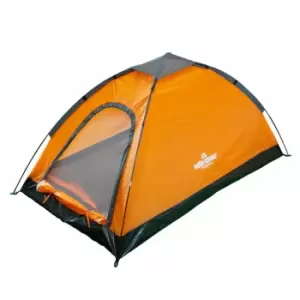 image of Milestone Camping 2 Man Dome Tent - Orange