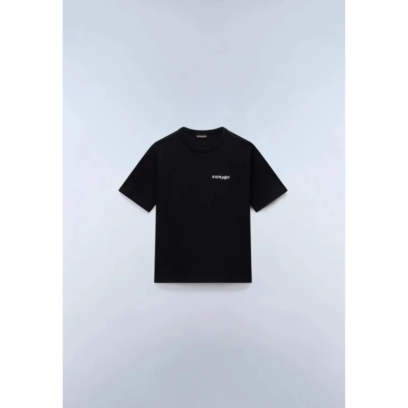 Image of Kid's T-Shirt Napapijri Albedo Noir Unisex 10 ans