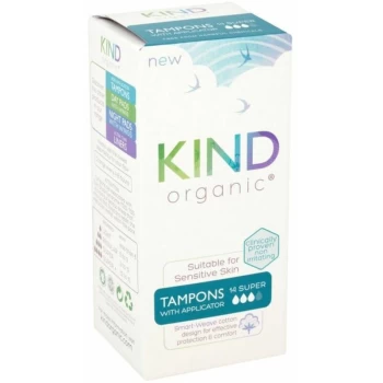 image of Applicator Tampons - Super - 14s - 703393 - Kind Organic