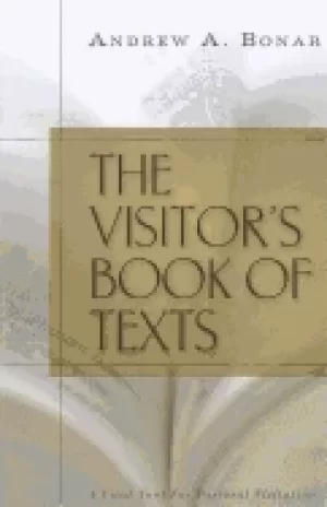 Image of visitors book of texts a vital tool for pastoral visitation