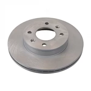 Pair of Brake Discs 31766 by Febi Bilstein Front Axle