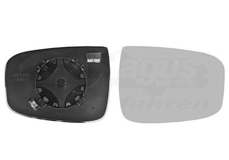 Image of VAN WEZEL Wing mirror glass VAN WEZEL 8239838