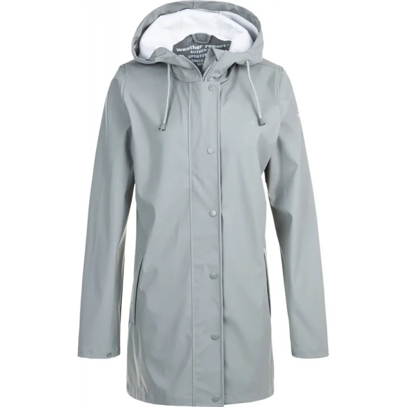 Image of Weather Report Womens waterproof jacket Weather Report Petra Gris Female 36