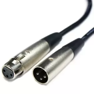 image of 0.5m 3 Pin XLR Male to Female Cable PRO Audio Microphone Speaker Mixer Lead