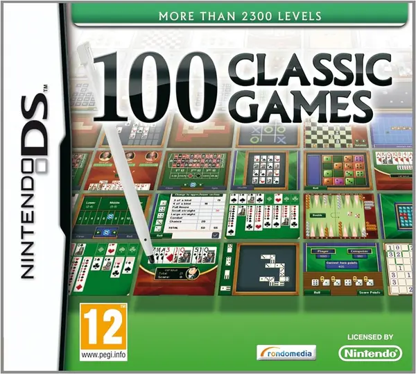 image of 100 Classic Games Nintendo DS Game