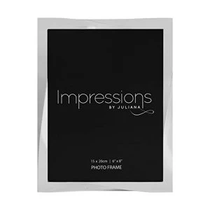 Image of 6" x 8" - Impressions Silver Plated Twisted Photo Frame