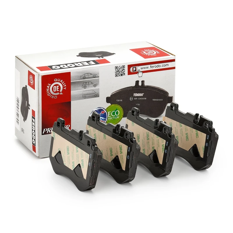 Image of FERODO FDB4607 Brake pad set prepared for wear warning indicator, without accessories Brake Pad Set,disc brake (402)