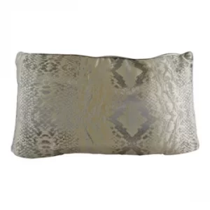 Image of Rectangular Scatter Cushion, Snake Print Design, 30x50cm
