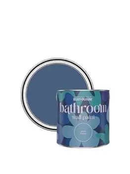 image of Rust-Oleum Bathroom Wall Paint In Ink Blue - 2.5-Litre Tin