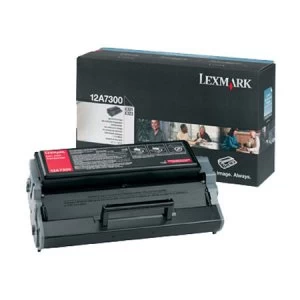 Image of Lexmark 12A7300 Black Laser Toner Ink Cartridge