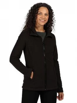 Image of Regatta Fayona Full Zip Fleece Top - Black, Size 24, Women