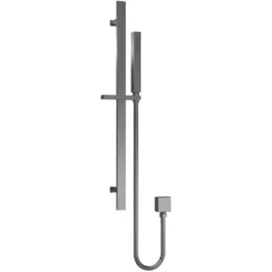 Image of Nuie Brushed Gunmetal Square Slide Rail Kit - A7167 - Brushed Gun Metal