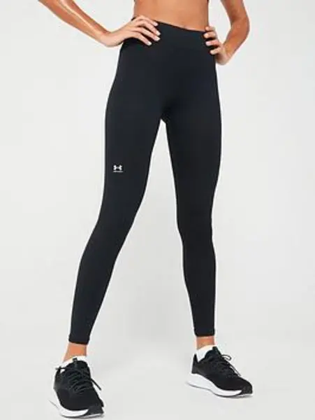 image of Under Armour Womens Training Ua Cg Authentics Legging - Black/White