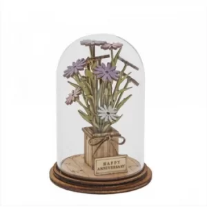 Image of Happy Anniversary Flower Figurine