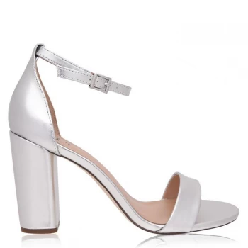 Image of Aldo Tayvia Heeled Sandals Ladies - Silver