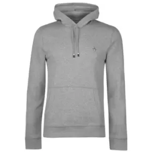 Original Penguin Fleece Popover Hoodie - Grey