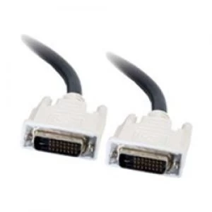 image of C2G DVI-D M/M Dual Link Digital Video Cable 0.5m