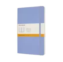 Image of Moleskine Large Ruled Softcover Notebook : Hydrangea Blue