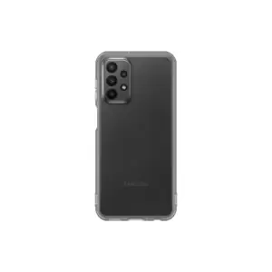 image of Samsung Soft Clear Cover for Galaxy A23 5G in Black (EF-QA235TBEGWW)