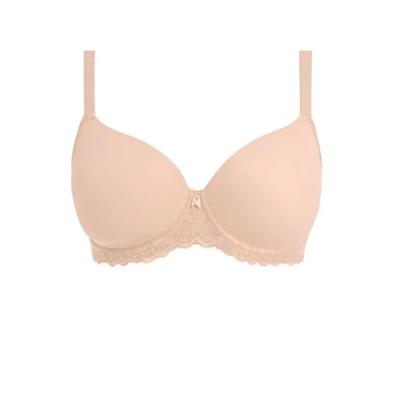 Image of Freya Underwired t-shirt balconnet molded bra For Her Freya Offbeat Beige Female 80L