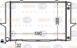 Image of x1 Behr Heat Exchanger 8MK376726-711 Genuine replacement part for Car Made in TW