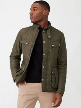 image of Barbour International Ariel Quilted Jacket - Olive