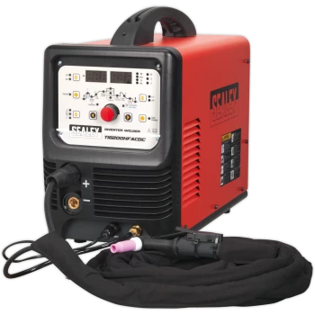 image of Sealey TIG200HFACDC 200Amp TIG/MMA HF Inverter Welder 240v