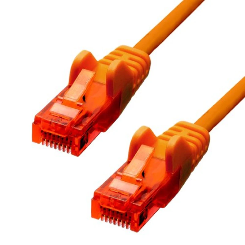 Image of ProXtend CAT6 U/UTP CCA PVC Ethernet Cable Orange 5M