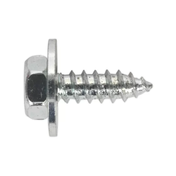 Image of Sealey ASW812 Acme Screw with Captive Washer M8 x 1/2 Zinc BS 7976/6903/B