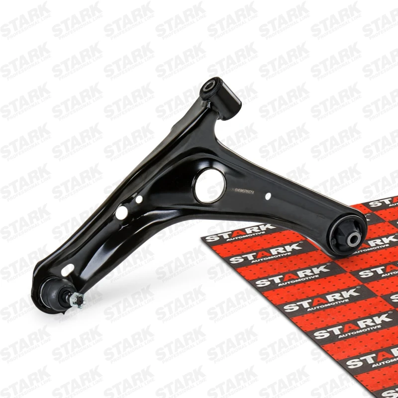 Image of STARK SKCA-0050205 Suspension arm Control Arm, Sheet Steel, Front Axle Left, with rubber mount Sheet Steel Track Control Arm (273)