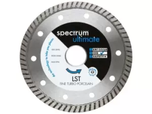 Image of OX Tools LST125/22 Spectrum Ultimate Thin Turbo Diamond Blade - Porcelain 125 x 22.23mm