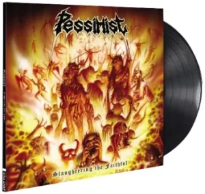 Image of Pessimist Slaughtering the faithful LP black