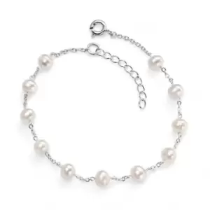 Image of Beginnings Sterling Silver White 19+3cm Bracelet B4299W
