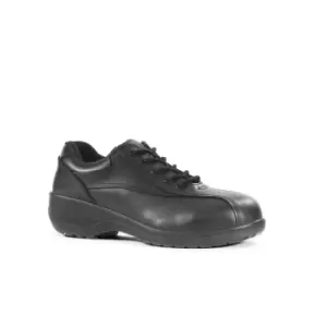 image of Rock Fall VX400 Amber Womens Fit Black Safety Shoe Size 4