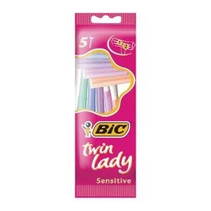 image of Bic Twin Lady Sensitive Shavers Pack of 50 8221162