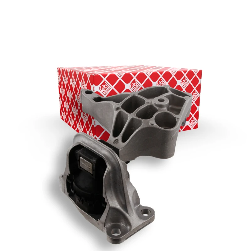 Image of FEBI BILSTEIN 32776 Engine mount Right, Hydro Mount Elastomer Engine Mounting (247)
