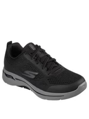 Image of Skechers Go Walk Arch Fit Trainer, Black, Size 10, Men