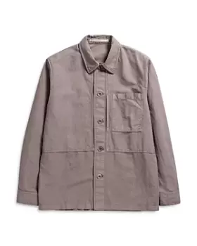 Image of Norse Projects Kyle Cotton Linen, Warm Grey, Male, Jackets & Outerwear, N50-0194