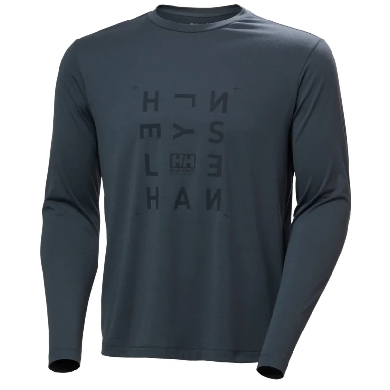 Image of Long Sleeve Jersey Helly Hansen Skog Graphic Gris Male L