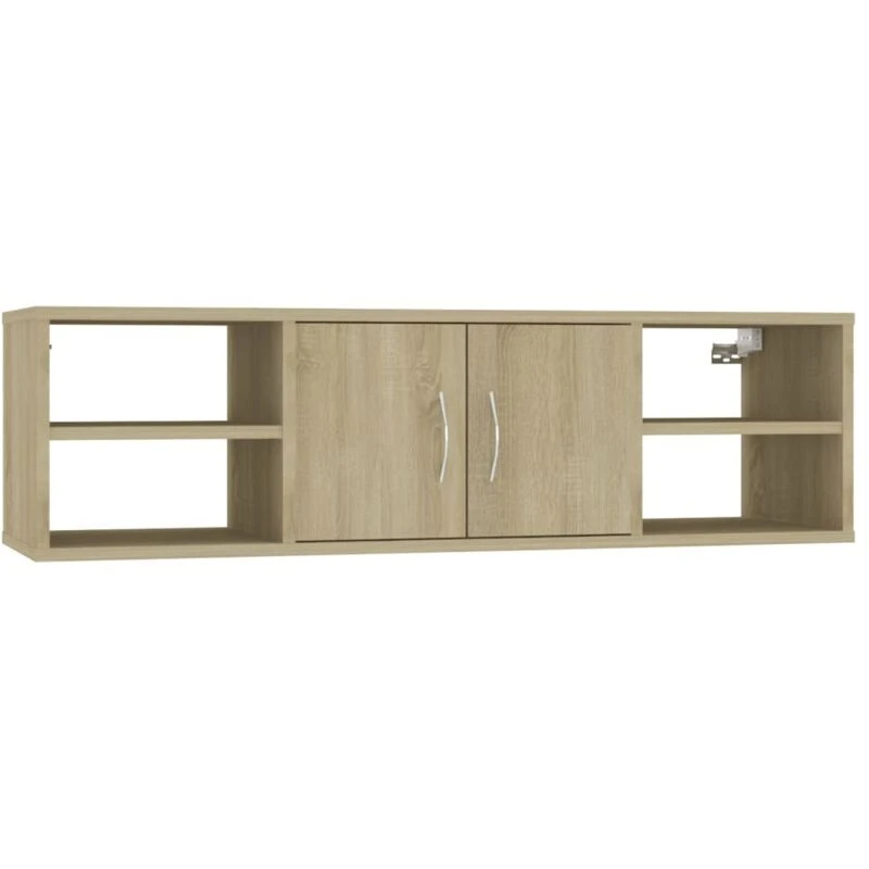 Image of VIDAXL Vidaxl - Wall Shelf Sonoma Oak 102x30x29cm Engineered Wood 8720286541814