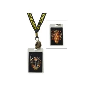 Image of Hunger Games - Catching Fire District 12 Katniss Lanyard
