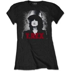 Image of T-Rex - Slider Womens Large T-Shirt - Black