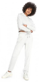 image of Noisy May Lupa Logo Trousers Tracksuit Trousers grey