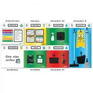 image of Modulean - Eyewash First Aid Board - Blue