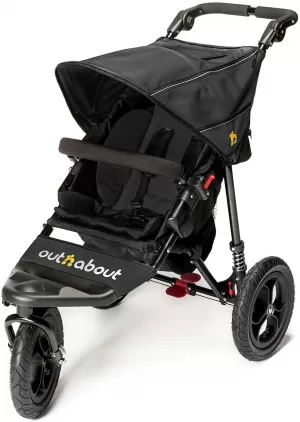 Image of Out n About Nipper Single V4 Pushchair, Black