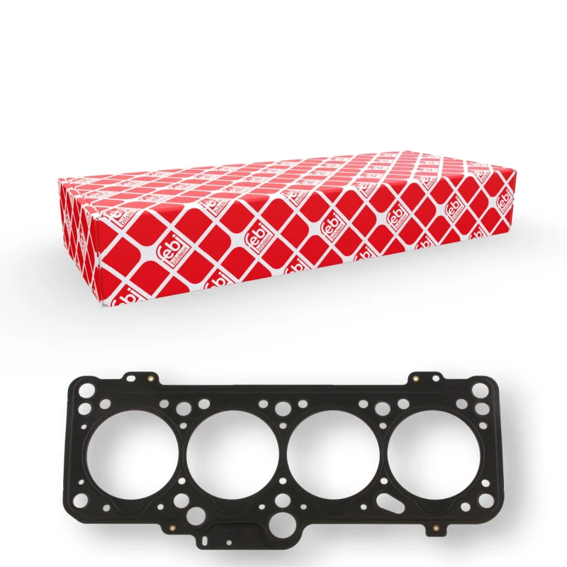 Image of FEBI BILSTEIN 34265 Head Gasket 2mm, Notches/Holes Number: 1 Metal Gasket,cylinder head (318)