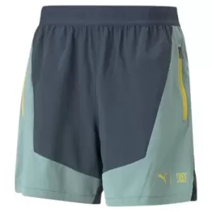 image of Puma First Mile Shorts Mens - Blue