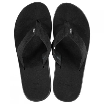 image of Teva Voya Flip Flops Mens - Black